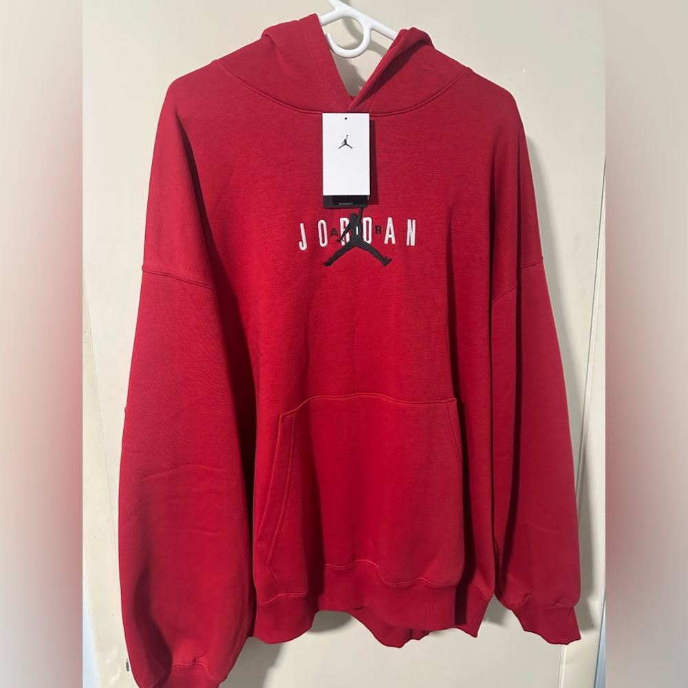Jordan Men’s Brooklyn Fleece Oversized Pullover Hooded Sweatshirt